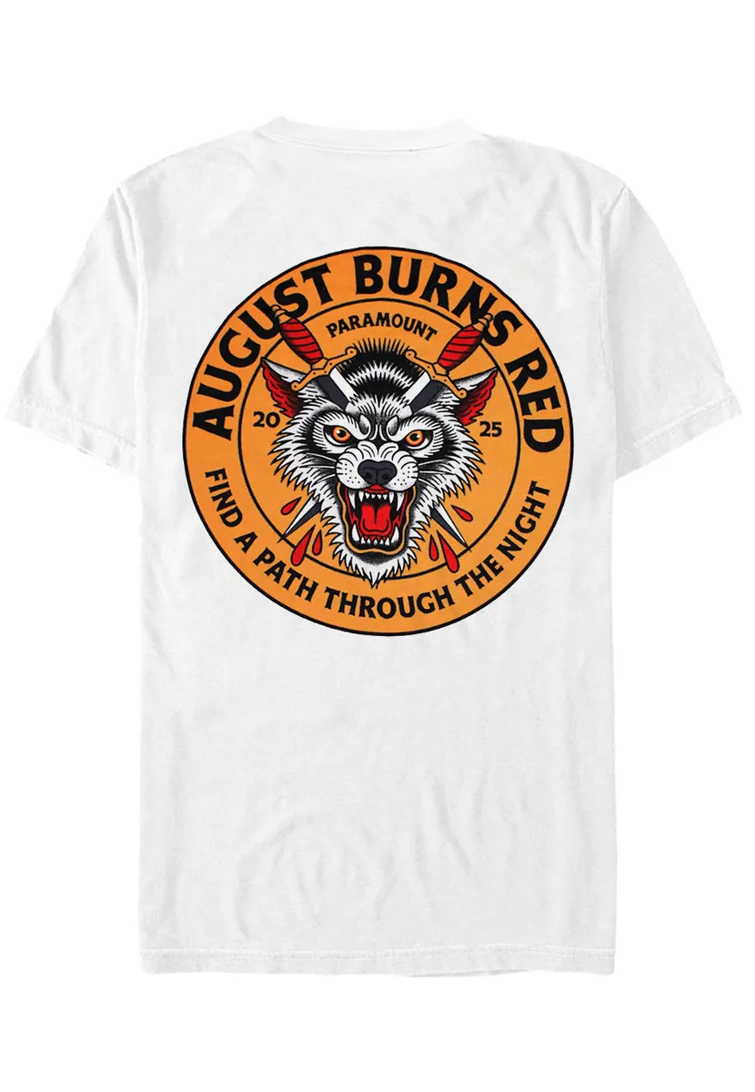 August Burns Red Paramount Wolf White T-Shirt