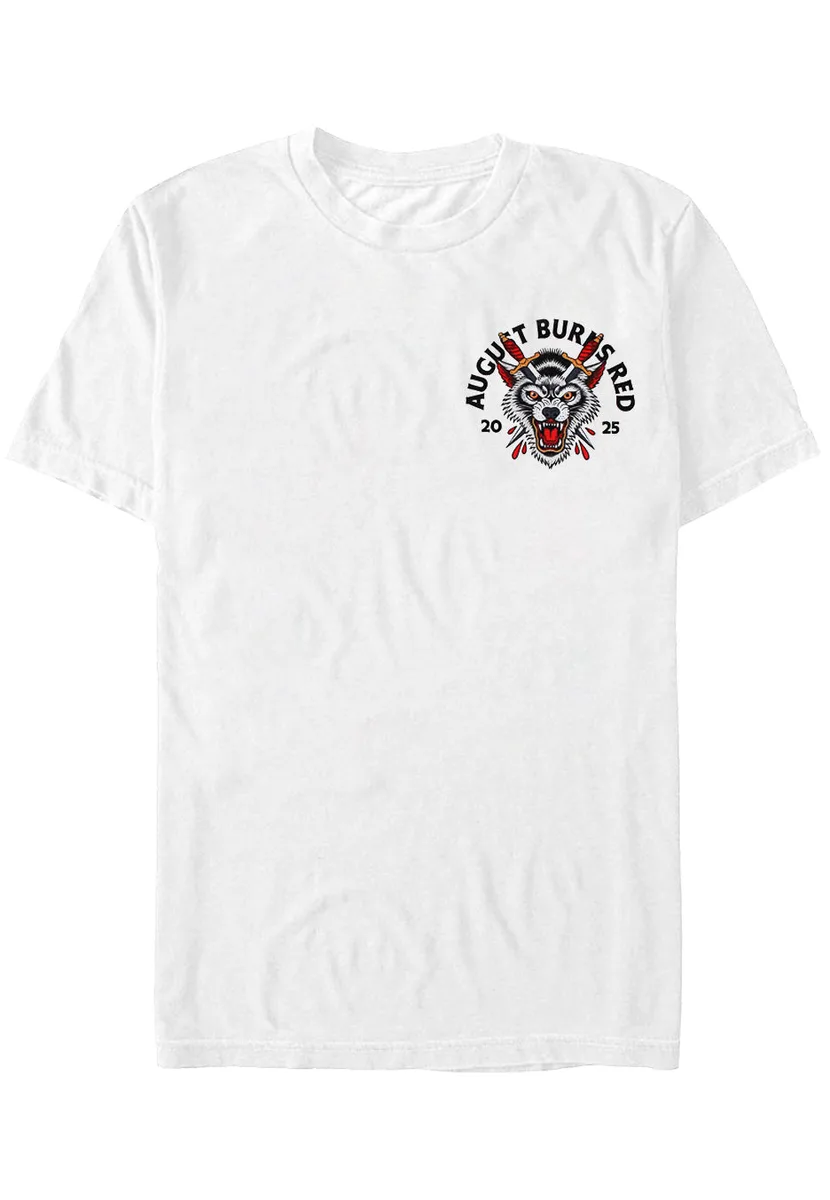August Burns Red Paramount Wolf White T-Shirt