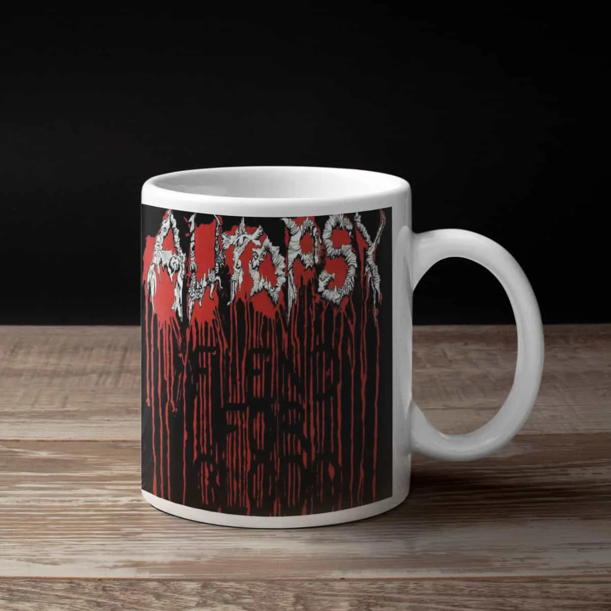 Autopsy Coffee Mug, Autopsy Fiend for Blood Coffee Mug