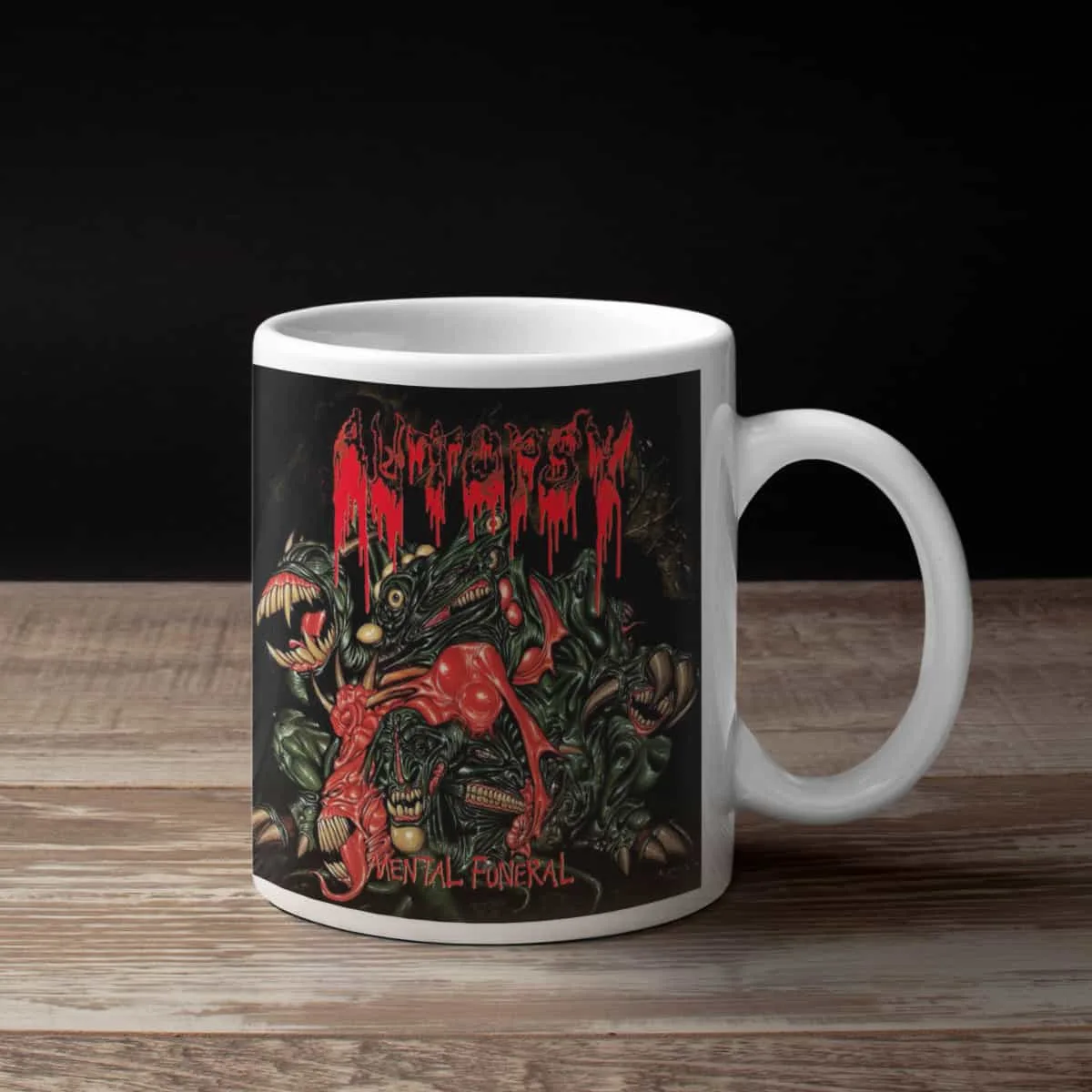 Autopsy Coffee Mug, Autopsy Mental Funeral Coffee Mug