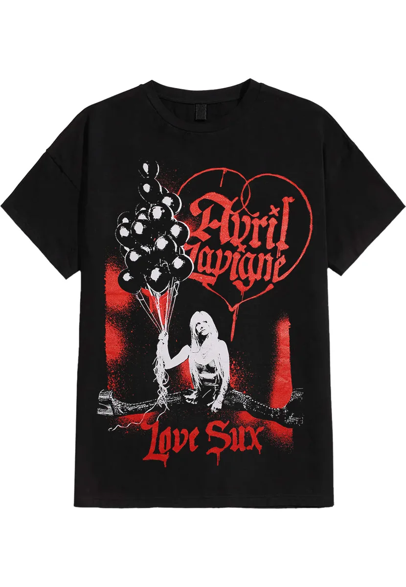 Avril Lavigne Love Sux Balloons T-Shirt