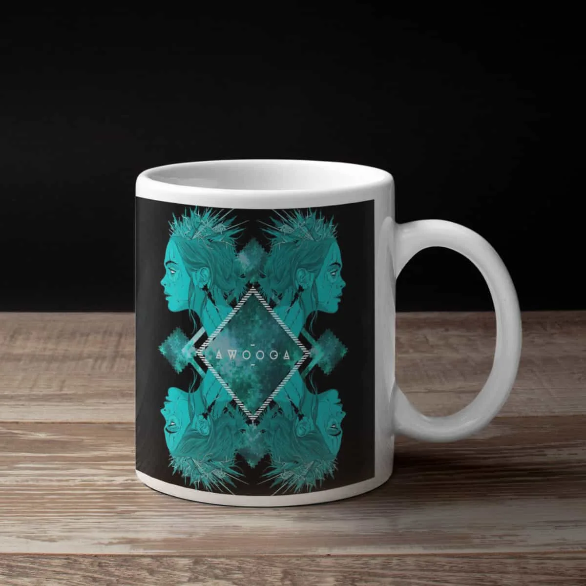 Awooga Coffee Mug, Awooga Where The Others Go Coffee Mug