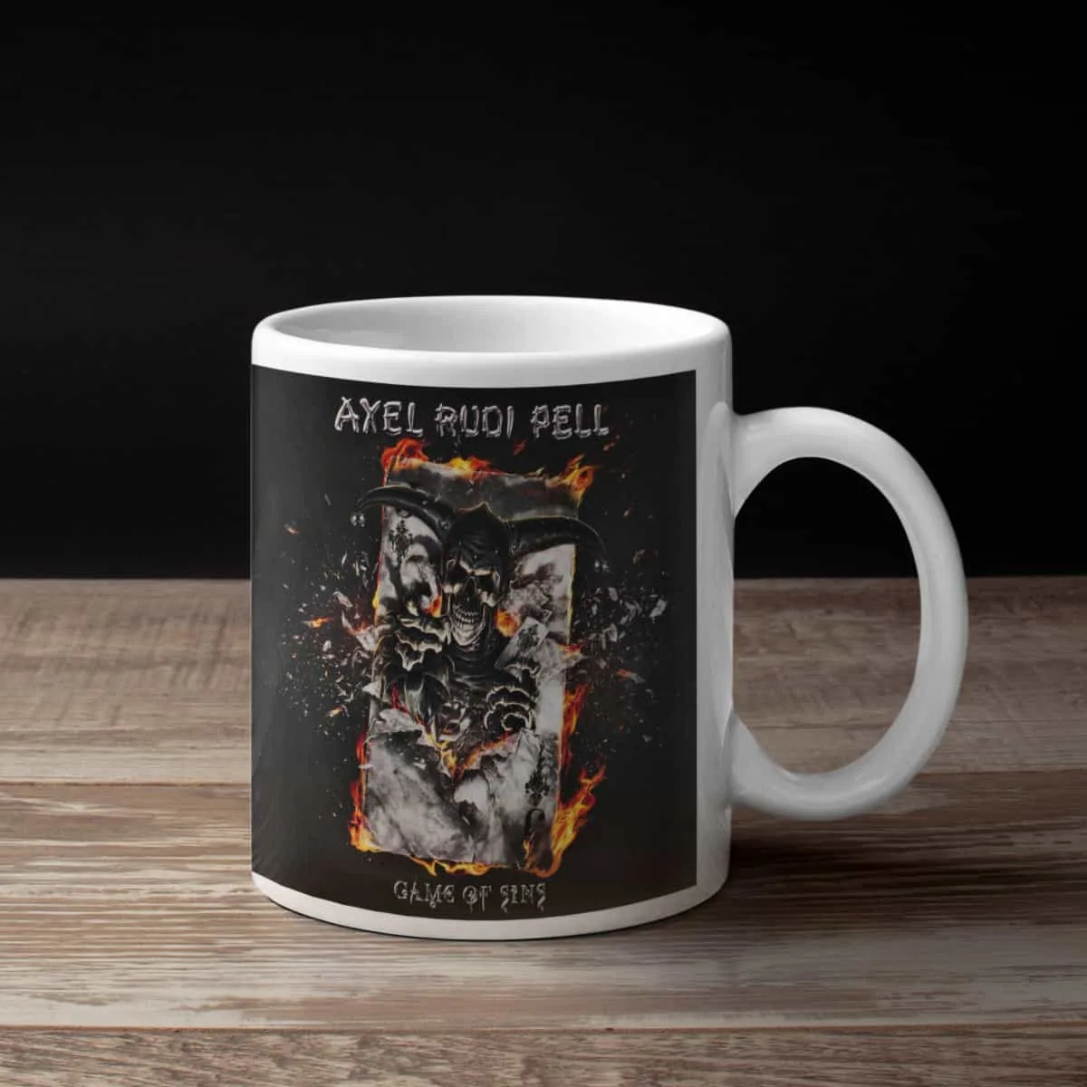 Axel Rudi Pell Coffee Mug, Axel Rudi Pell Game of Sins Coffee Mug