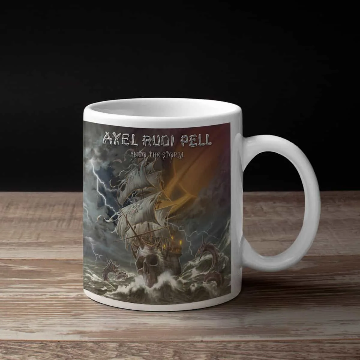 Axel Rudi Pell Coffee Mug, Axel Rudi Pell Into The Storm Coffee Mug