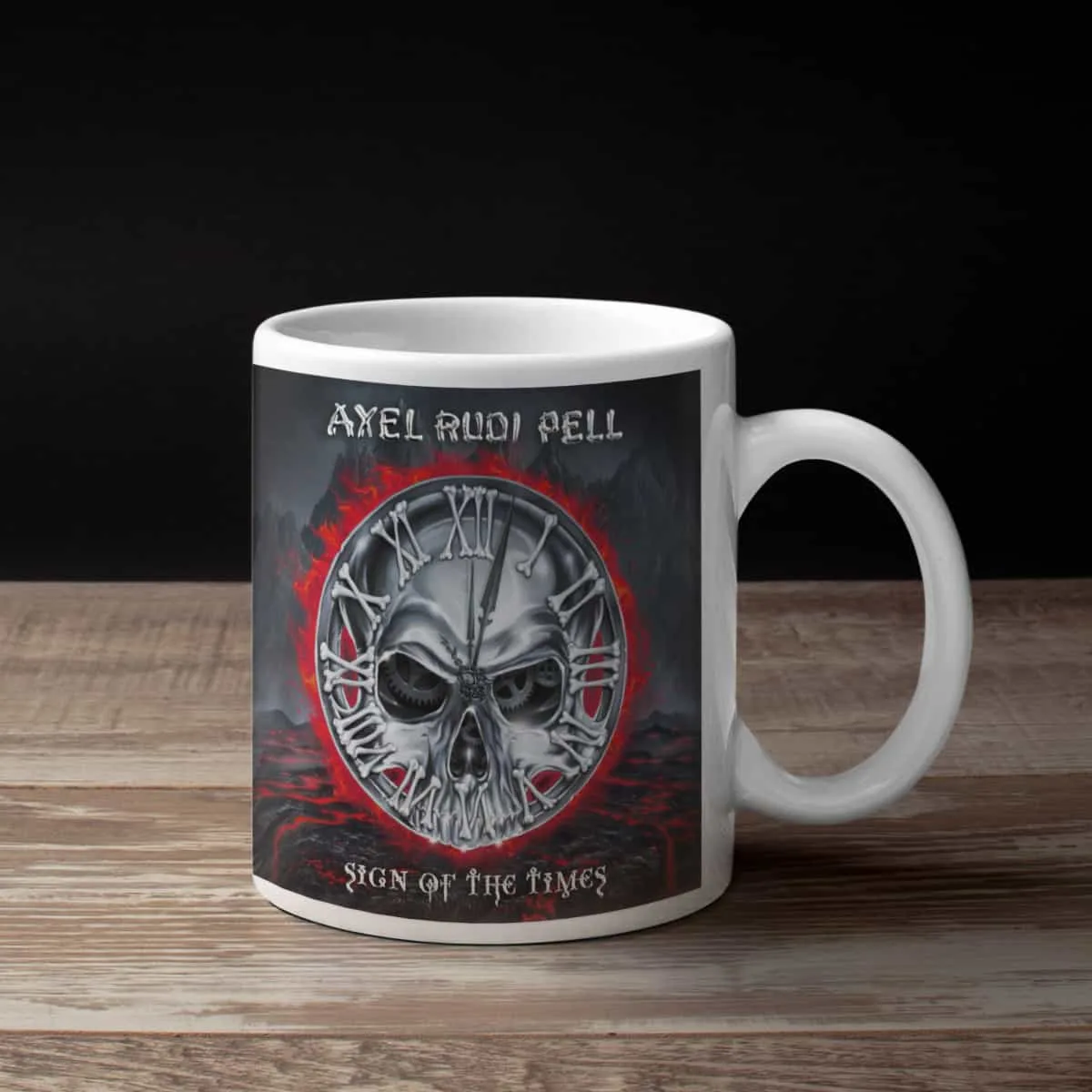Axel Rudi Pell Coffee Mug, Axel Rudi Pell Sign Of The Times Coffee Mug