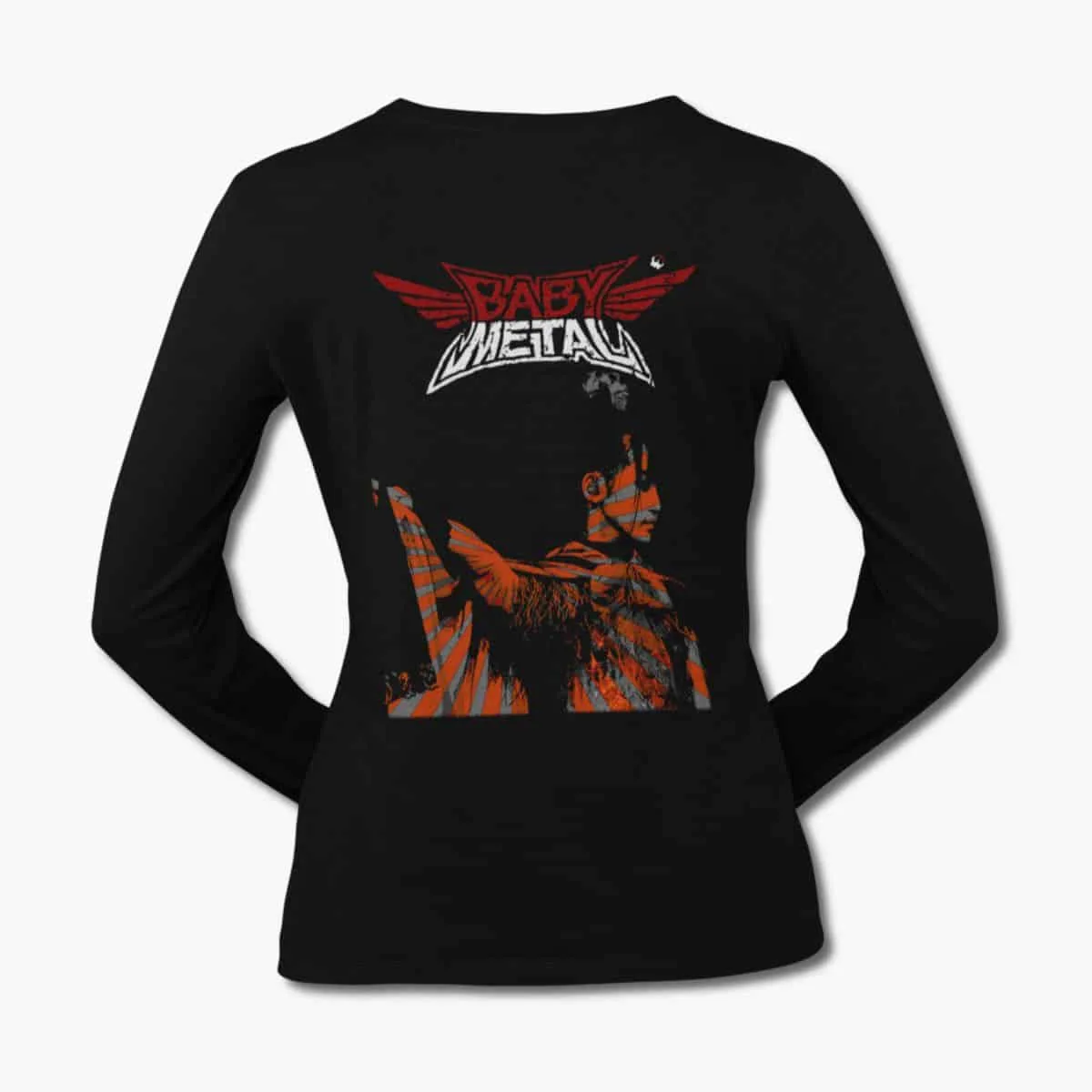 BabyMetal Band Long Sleeve T-Shirt, Baby Metal Artwork Black Longsleeve T-Shirt, Power Metal Merchandise