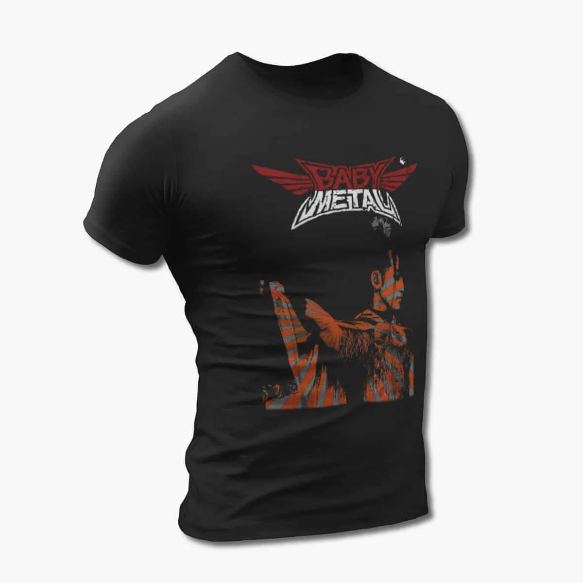 BabyMetal Band T-Shirt, Baby Metal Artwork Black T-Shirt, Power Metal Merchandise