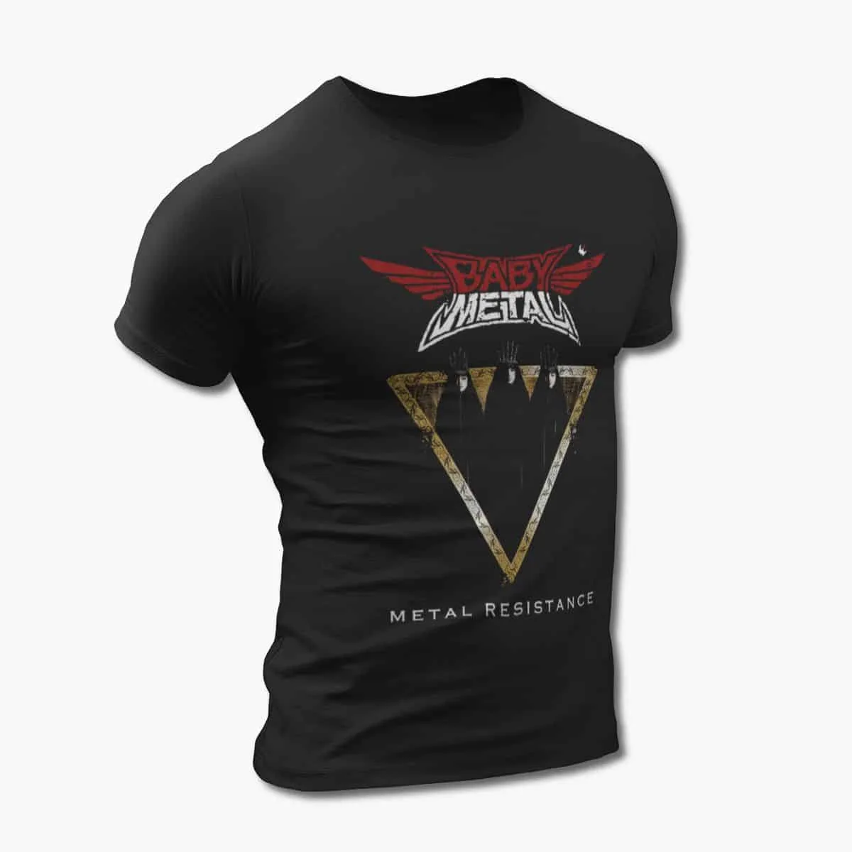 BabyMetal Band T-Shirt, Baby Metal Metal Resistance Black T-Shirt, Power Metal Merchandise