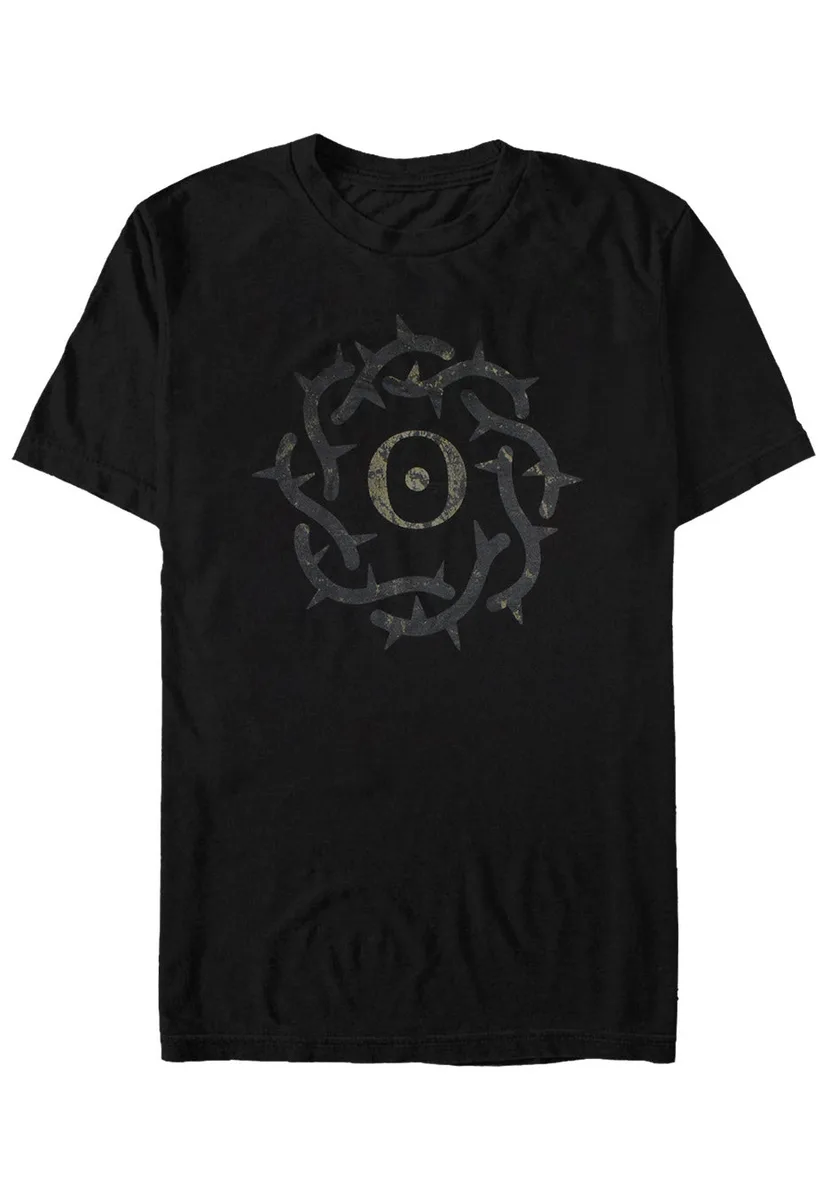 Bad Omens Apple Crown Acid Washed T-Shirt