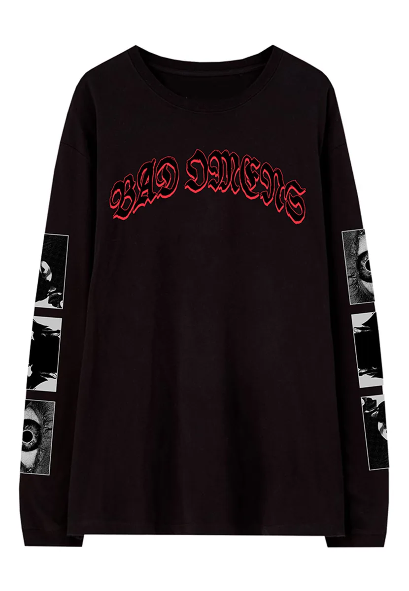 Bad Omens Smoke Look Into My Face Long Sleeve