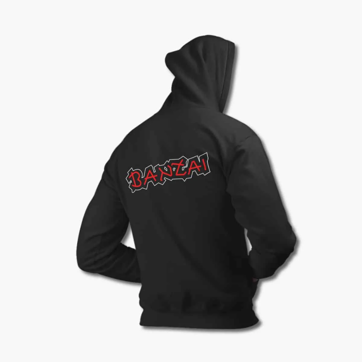 Banzai Hoodie, Banzai Logo Black Hoodie, Hard Rock Merchandise