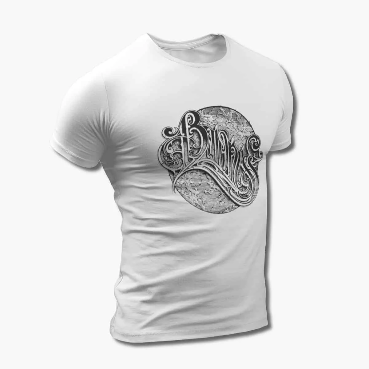 Baroness Band T-Shirt, Baroness Logo White T-Shirt, Progressive Sludge Metal Merchandise
