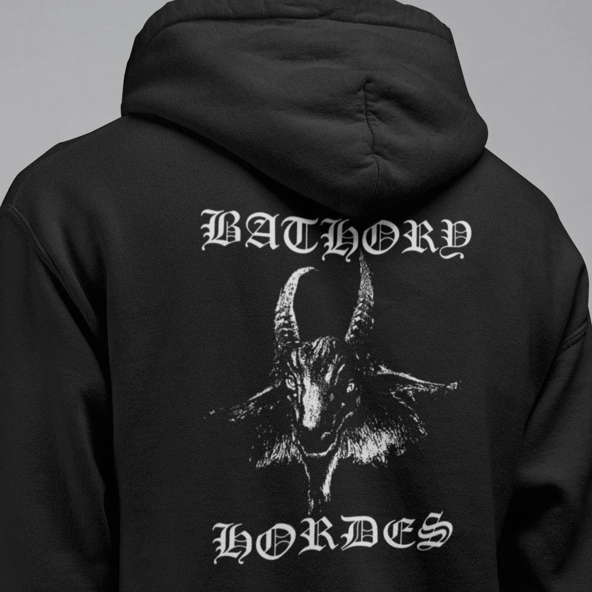 Bathory Band Hoodie, Bathory Hordes Hooded Sweatshirt, Black Metal, Thrash Metal Merch