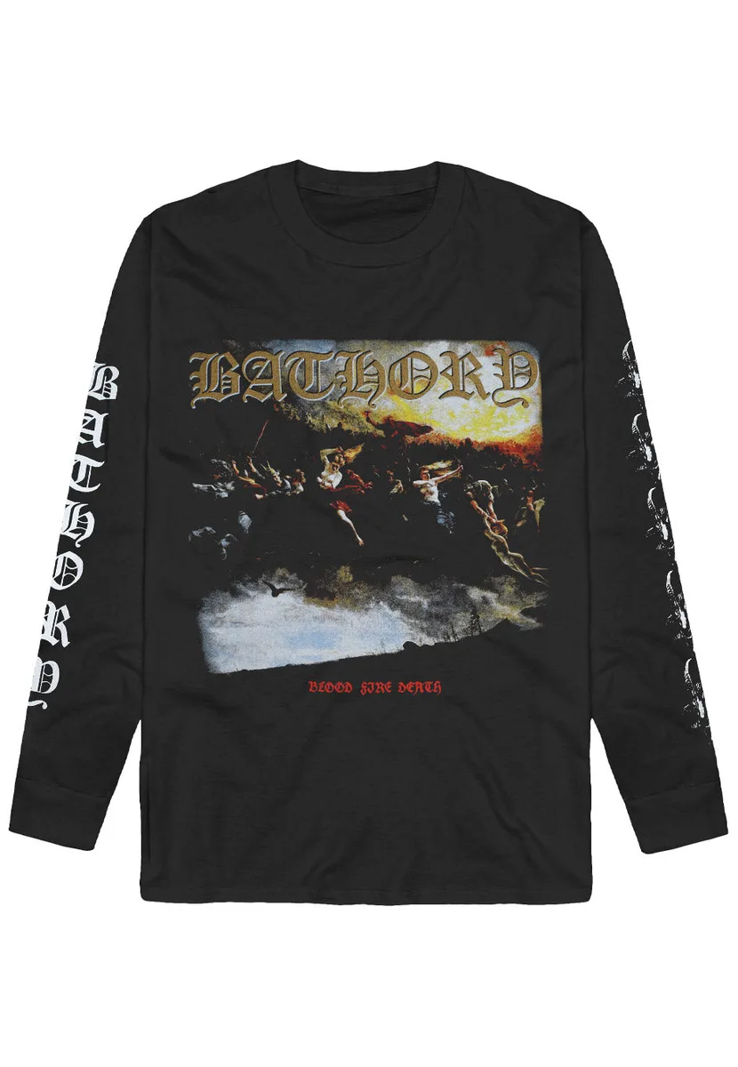 Bathory Blood Fire Death Long Sleeve