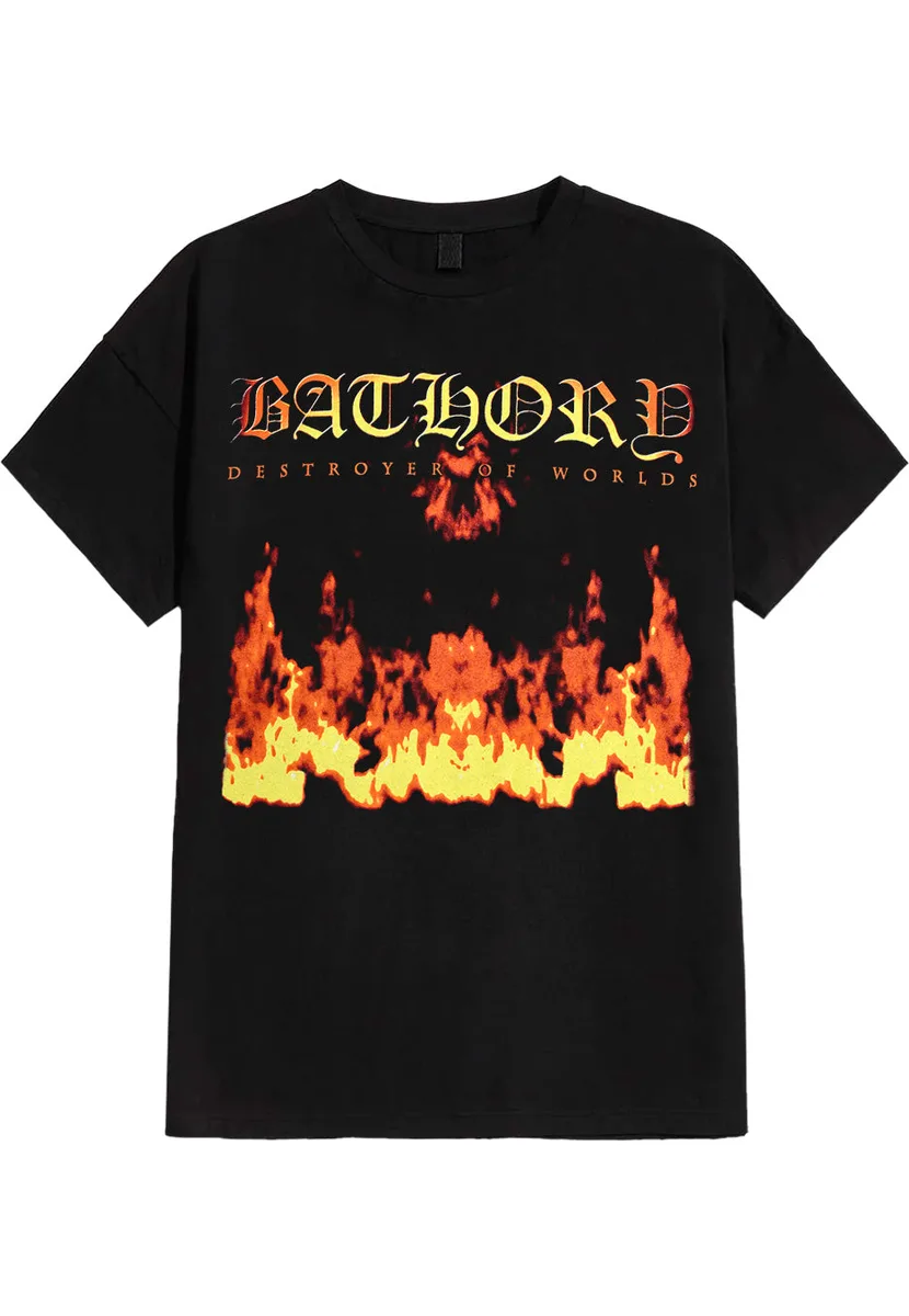 Bathory Destroyer Of Worlds T-Shirt