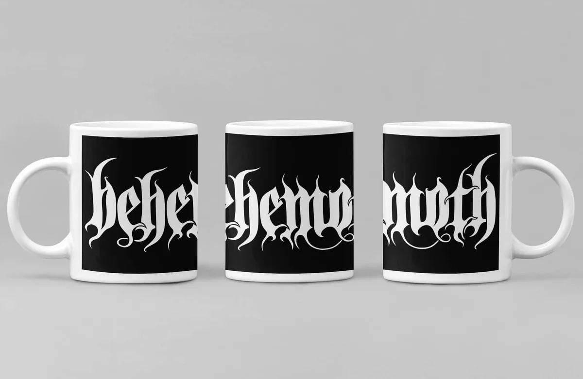 Behemoth Coffee Mug, Behemoth Logo Coffee Mug