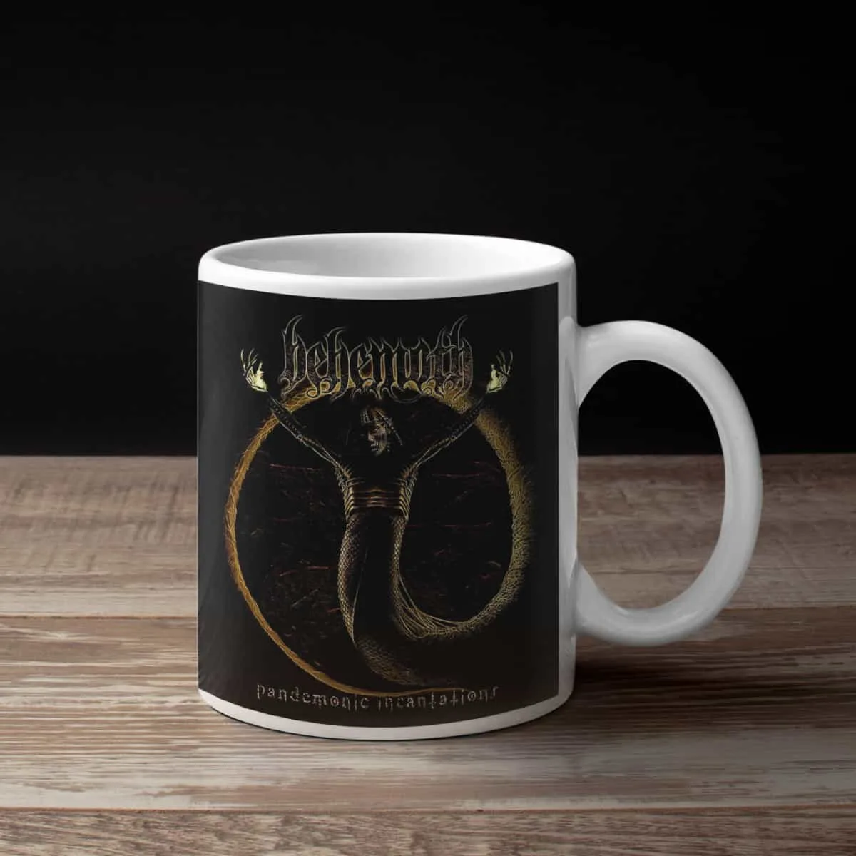 Behemoth Coffee Mug, Behemoth Pandemonic Incantations Coffee Mug