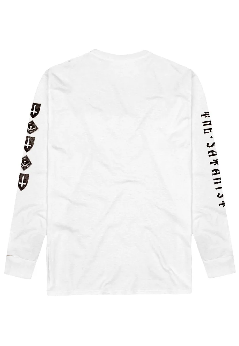 Behemoth The Satanist White Long Sleeve