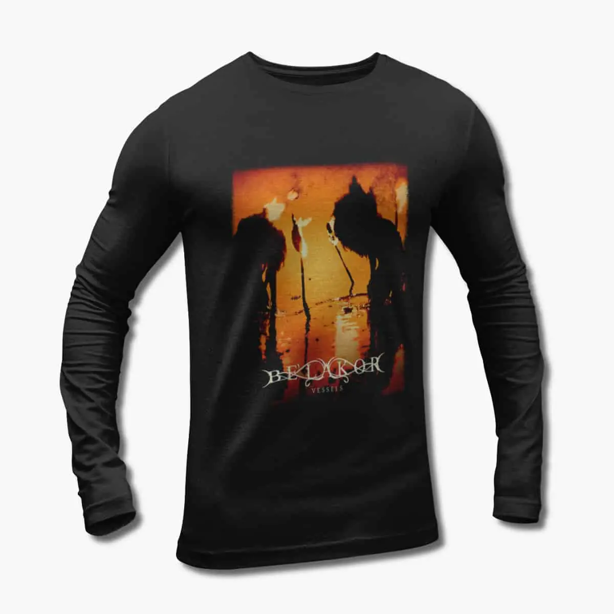 Belakor Long Sleeve T-Shirt, Be'lakor Vessels Black Longsleeve T-Shirt, Melodic Death Metal Merchandise