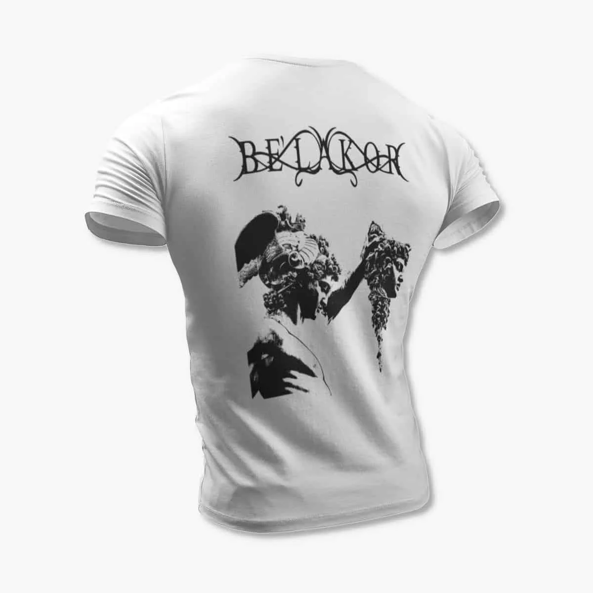 Belakor T-Shirt, Be'lakor Stones Reach White T-Shirt, Melodic Death Metal Merchandise