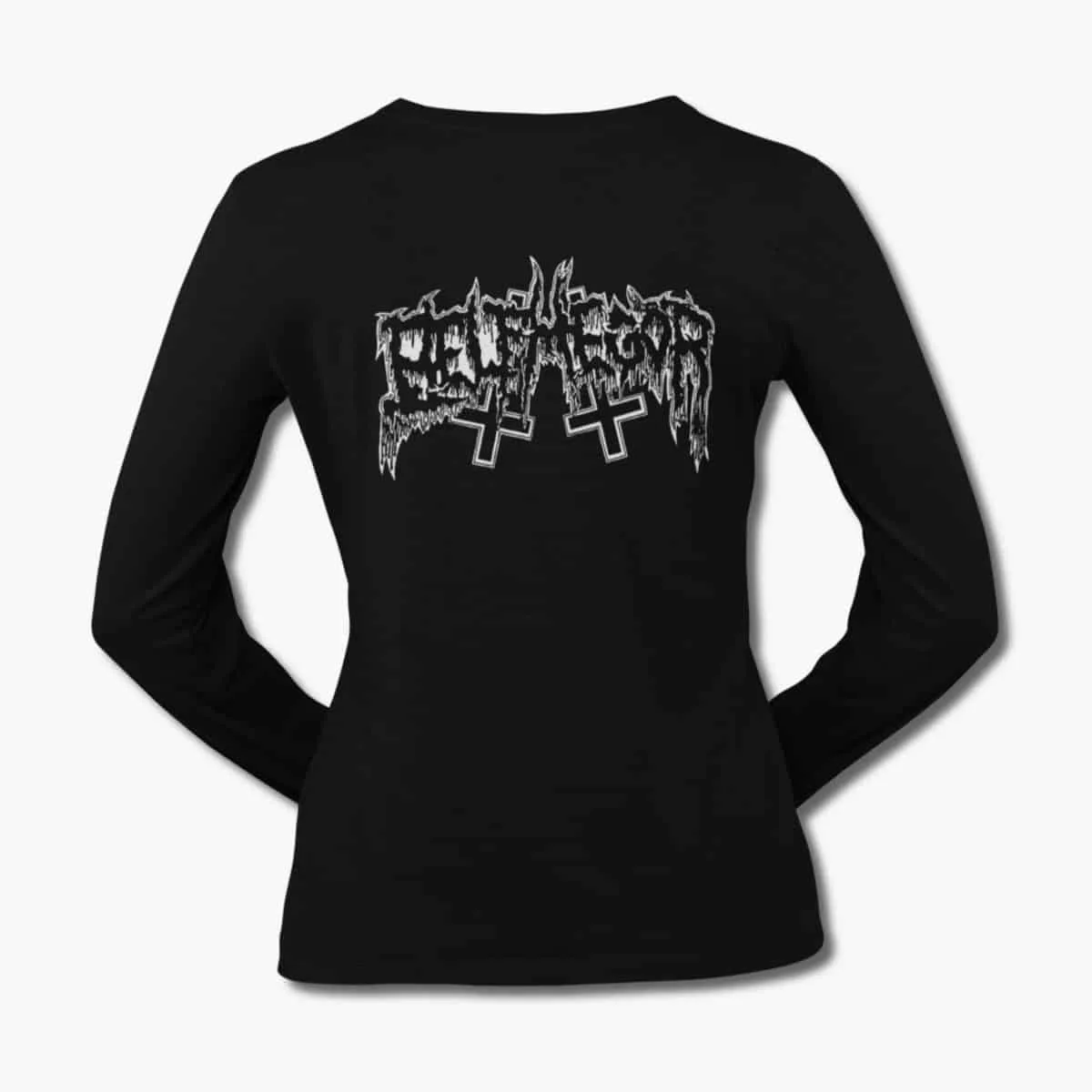 Belphegor Band Long Sleeve T-Shirt, Belphegor Logo Black Longsleeve T-Shirt, Black Metal Merchandise