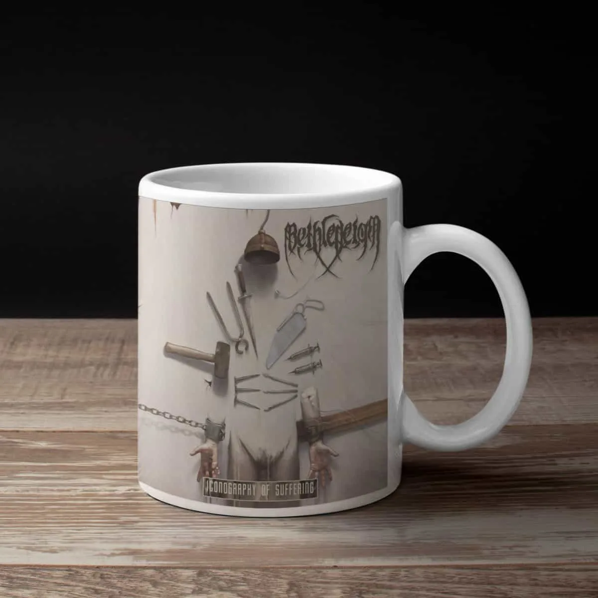 Bethledeign Coffee Mug, Bethledeign Iconography of Suffering Coffee Mug