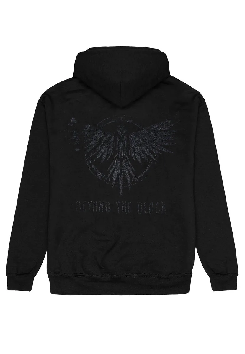 Beyond The Black Raven Black On Black Hoodie