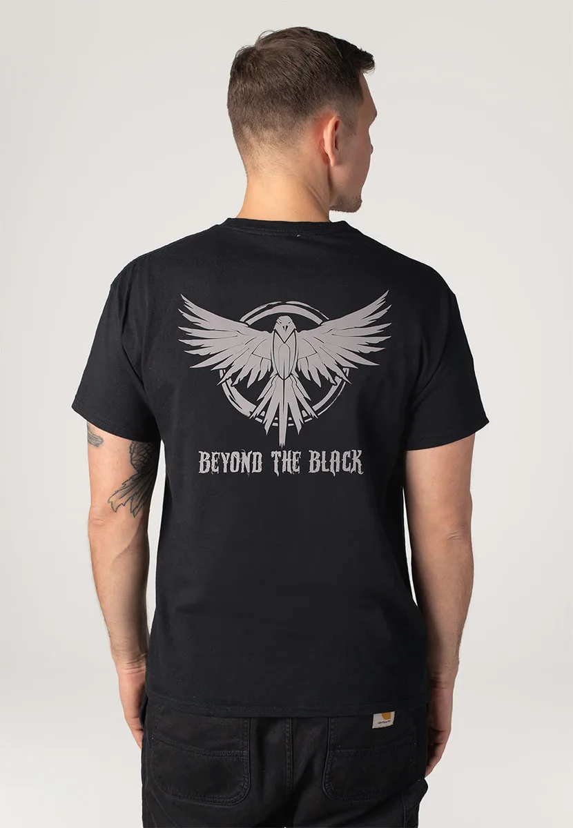 Beyond The Black White Raven Puffprint T-Shirt