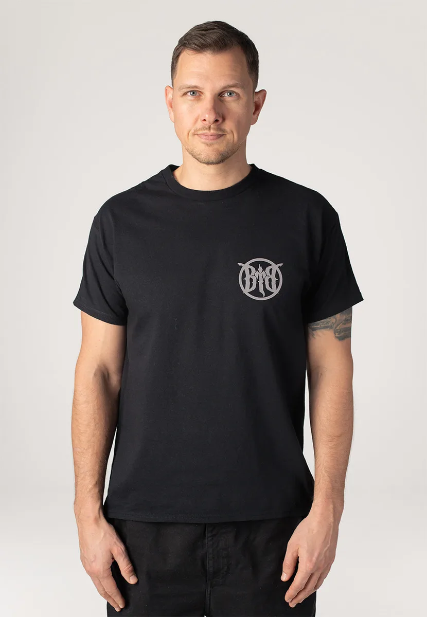 Beyond The Black White Raven Puffprint T-Shirt
