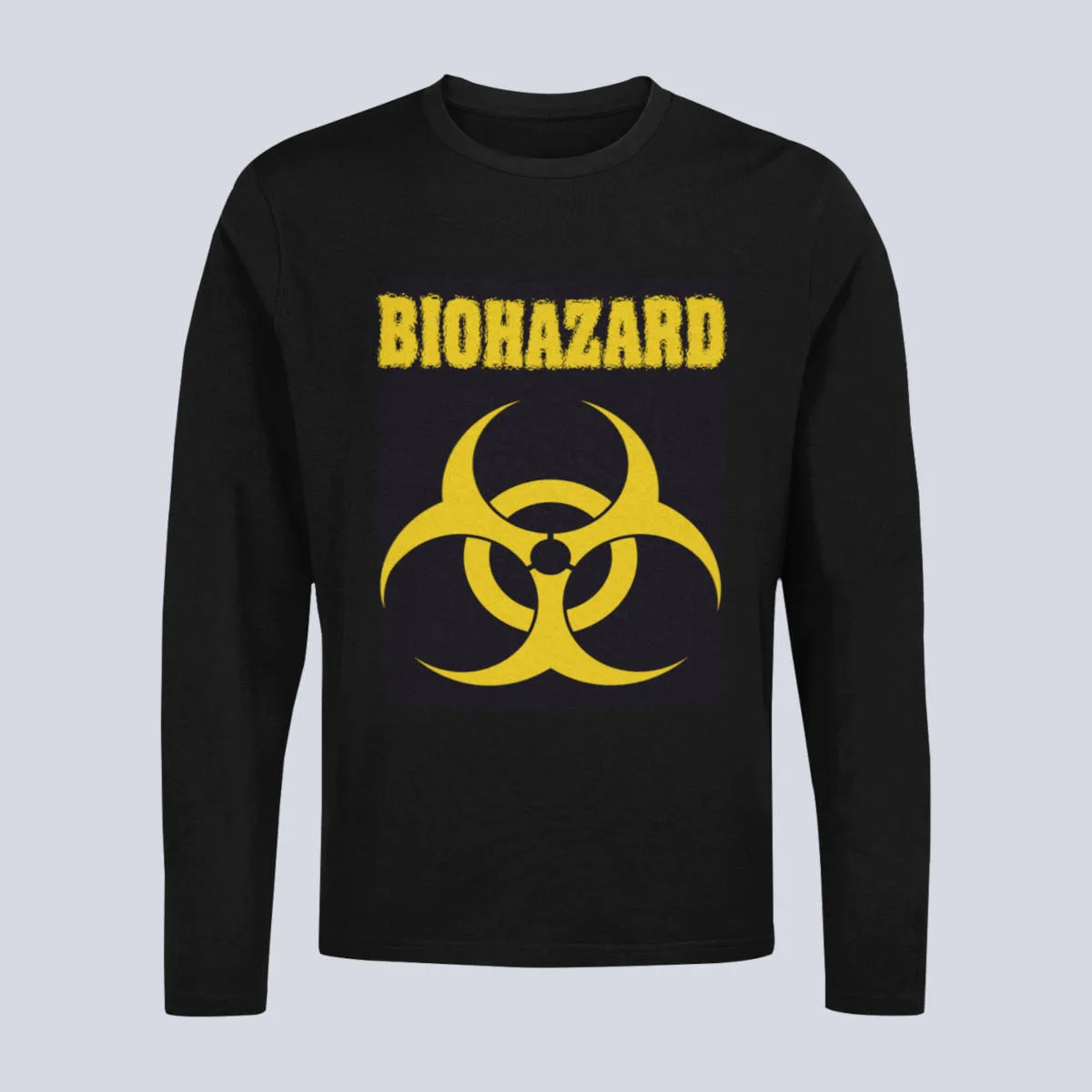 Biohazard Long Sleeve T-Shirt, Biohazard Band Logo Black Long Sleeve, Thrash Metal Merchandise