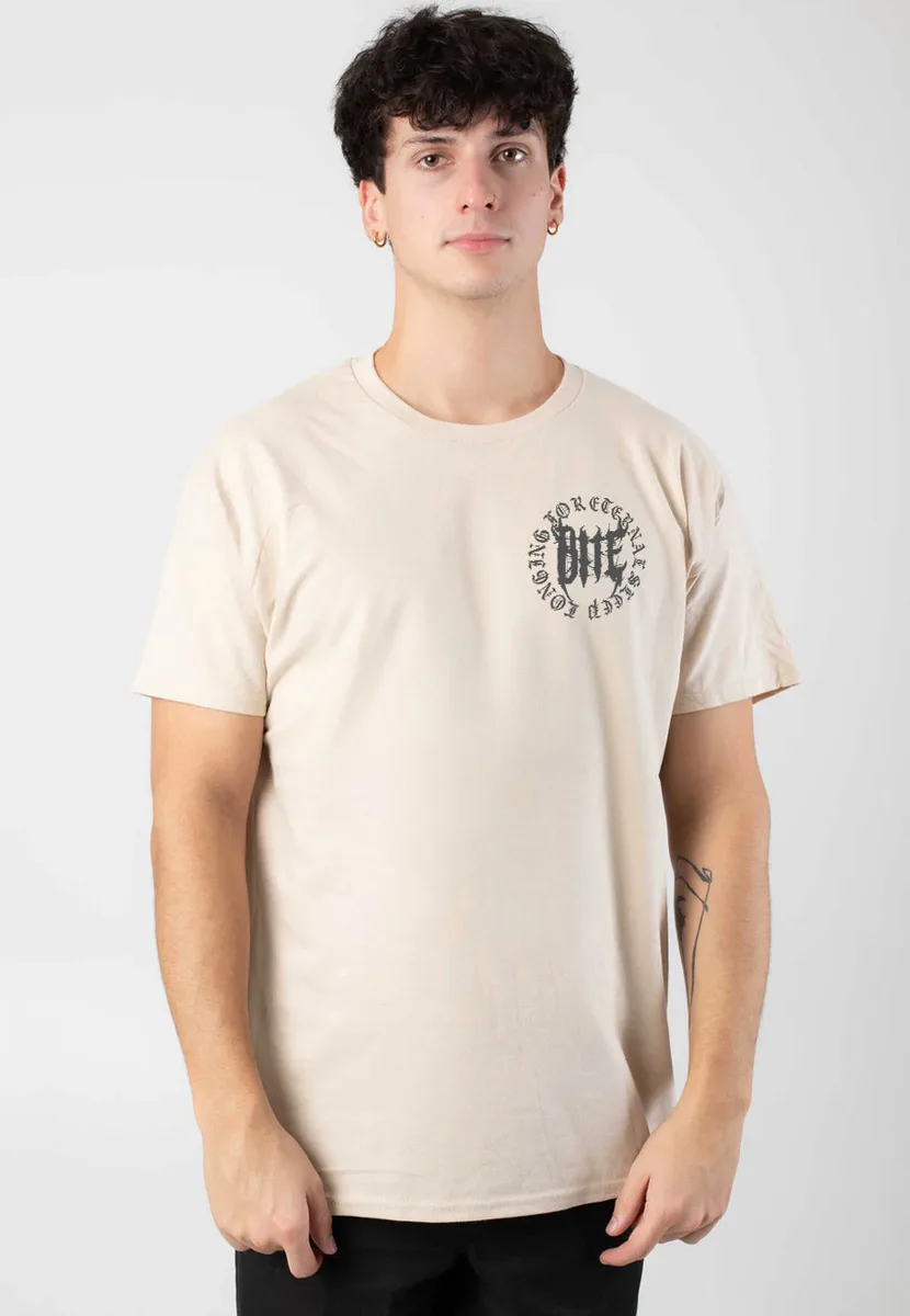 Bite Longing For Eternal Sleep Sand T-Shirt