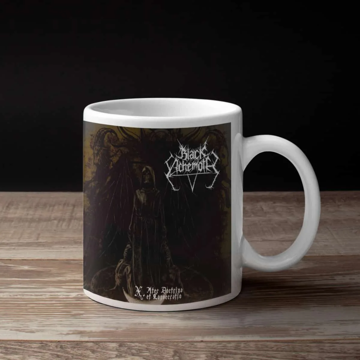 Black Achemoth Coffee Mug, Black Achemoth X Ater Doctrina Coffee Mug