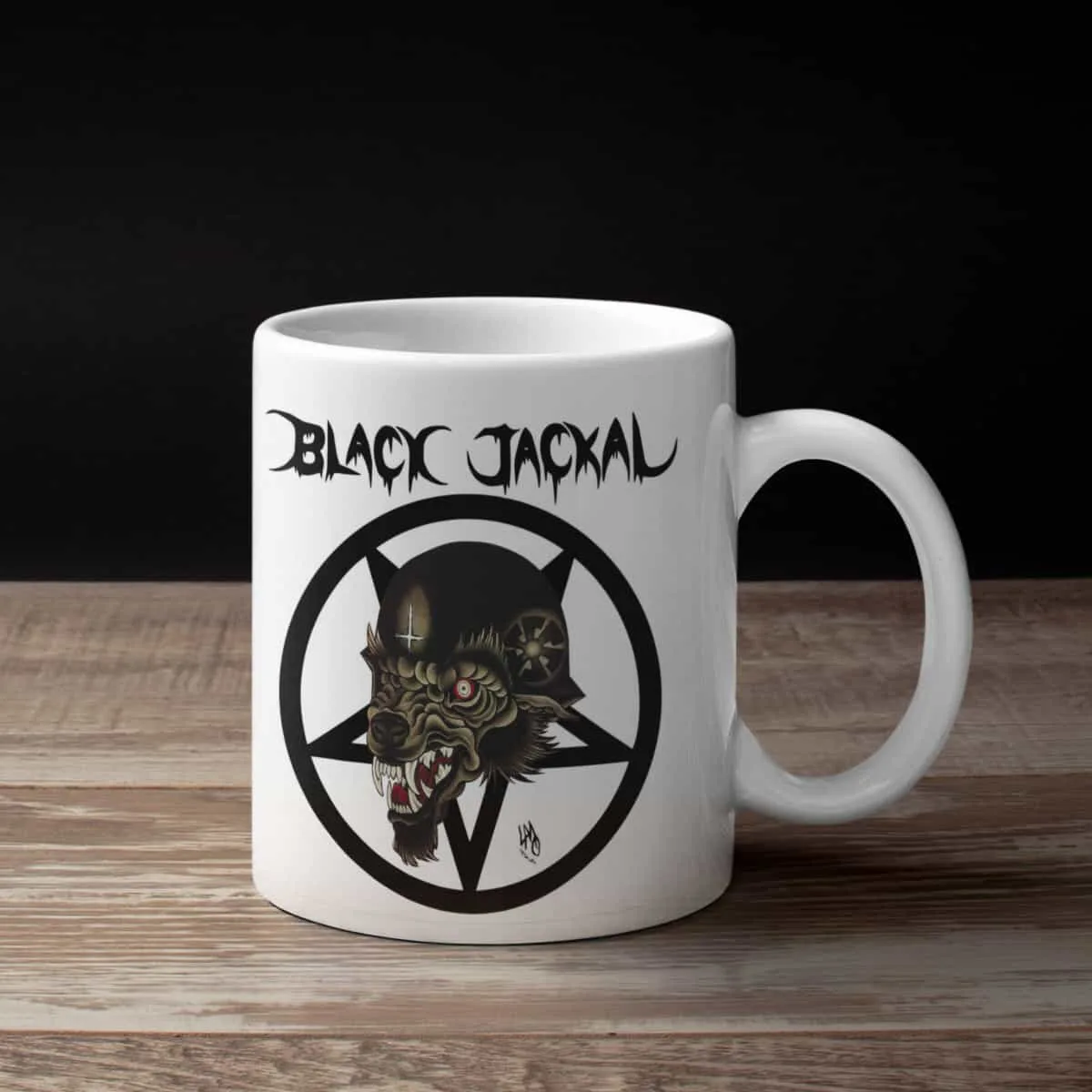 Black Jackal Coffee Mug, Black Jackal Rise Of Lycopolis Coffee Mug