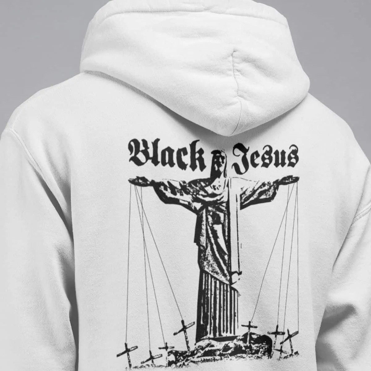 Black Jesus Band Hoodie, Black Jesus Malevolence Rising Hooded Sweatshirt, Death Metal Merch