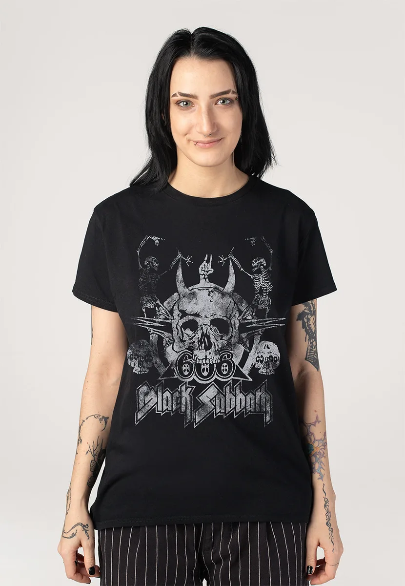 Black Sabbath Dancing Skulls T-Shirt