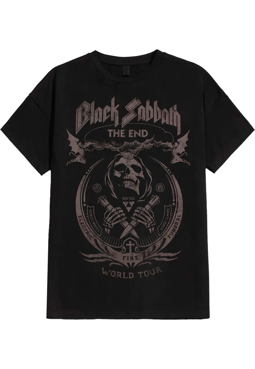 Black Sabbath The End Mushroom Cloud T-Shirt