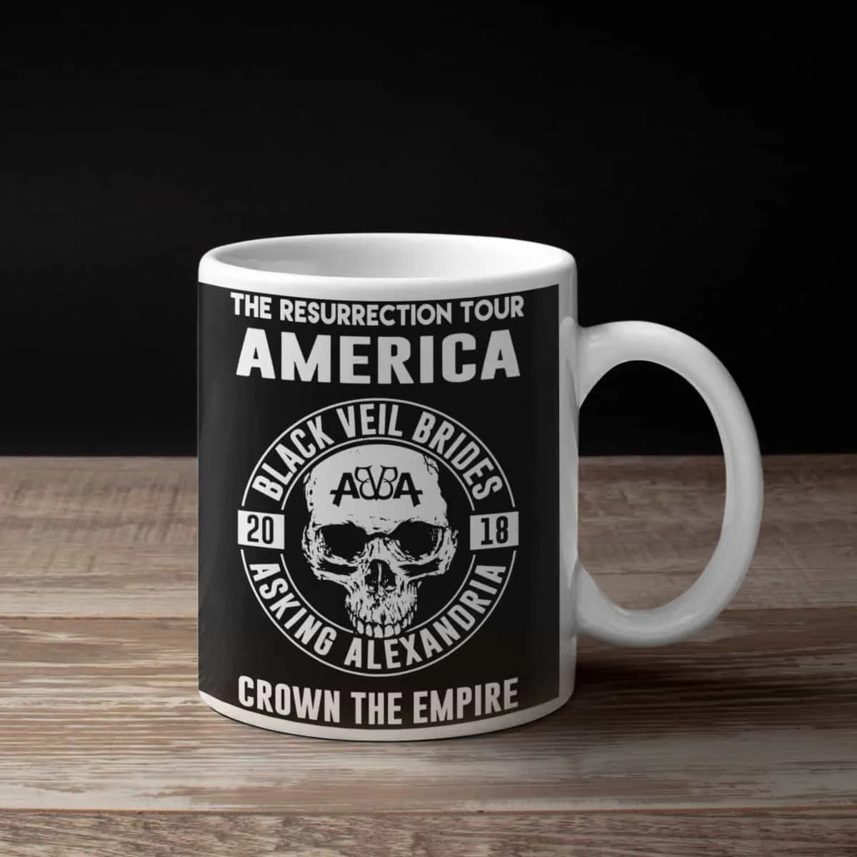 Black Veil Brides Coffee Mug, Balck Veil Brides Asking Alexandria &amp; Crown The Empire Live at Rams Head Live Coffee Mug