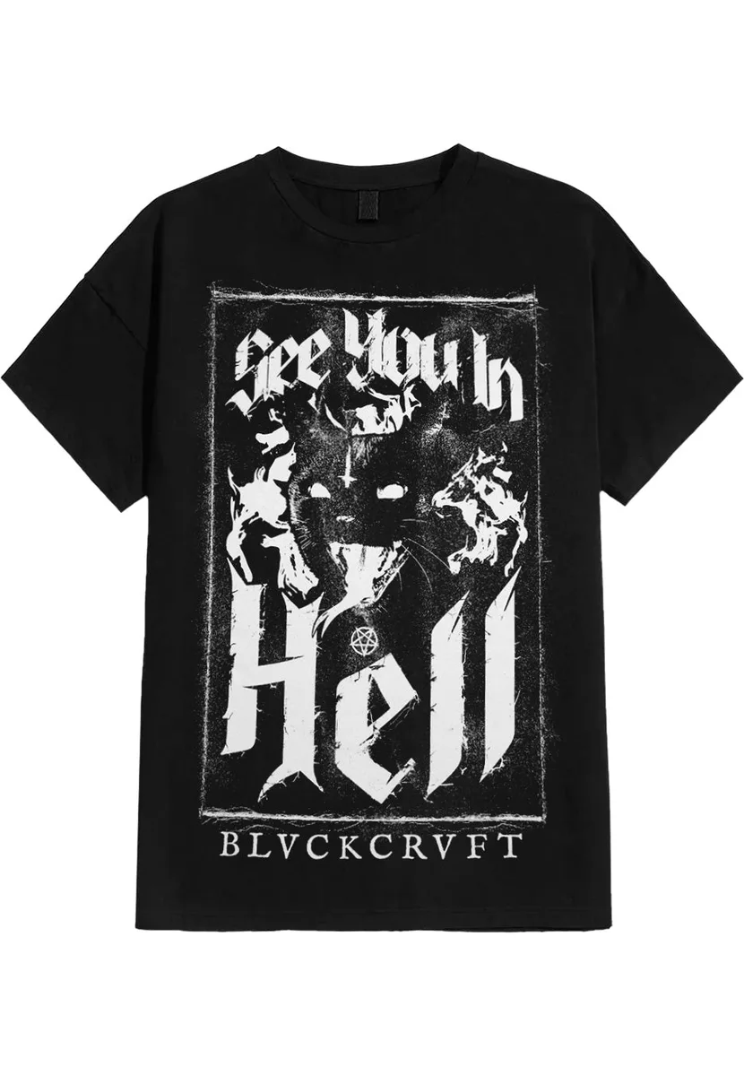 Blackcraft Cult See You In Hell Cat T-Shirt