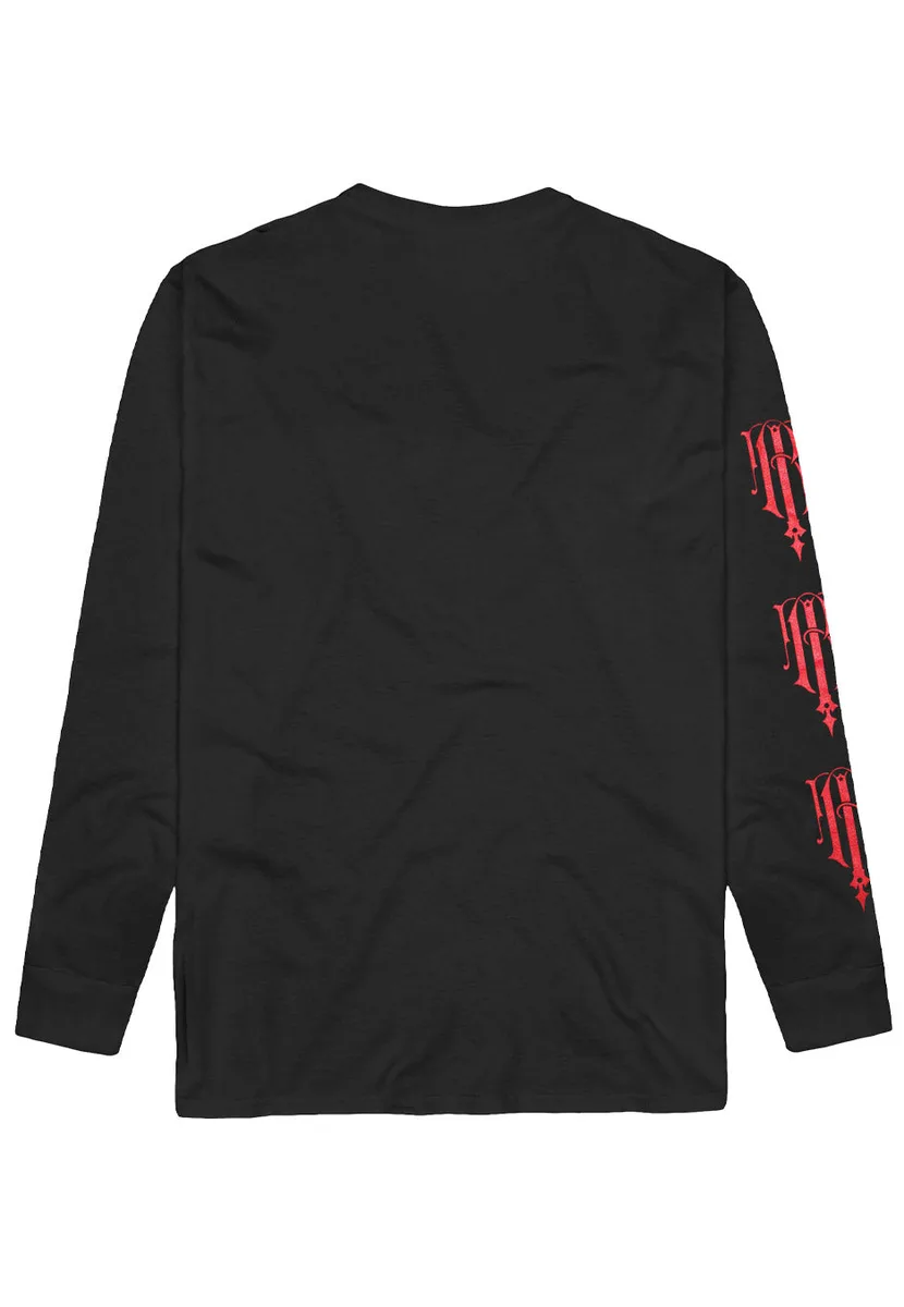 Bleeding Through Ram Skull Long Sleeve