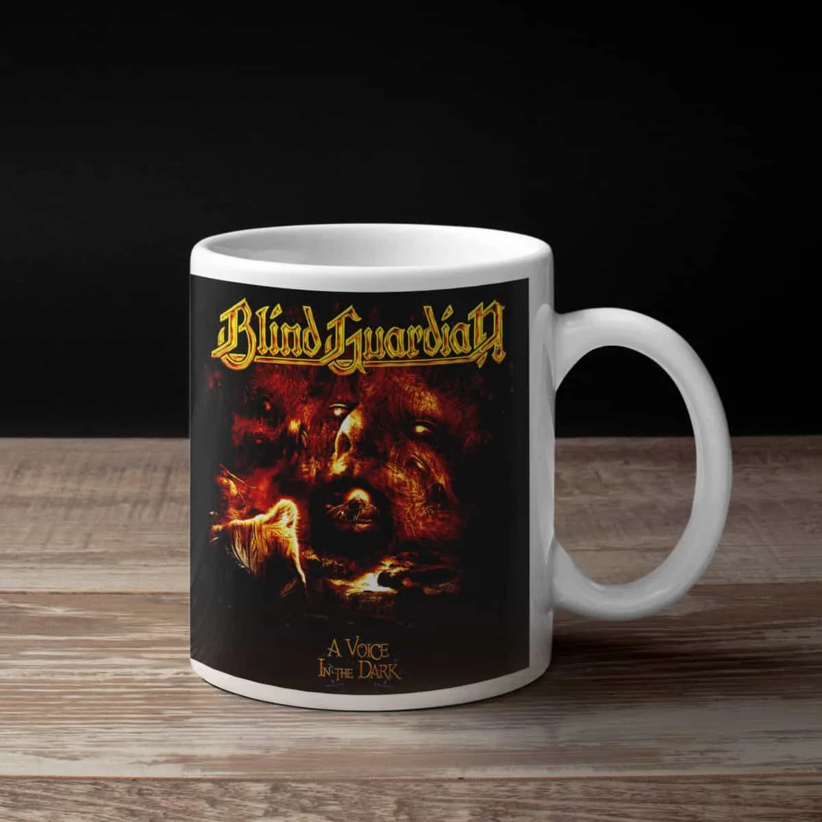 Blind Guardian Coffee Mug, Blind Guardian A Voice In The Dark Coffee Mug