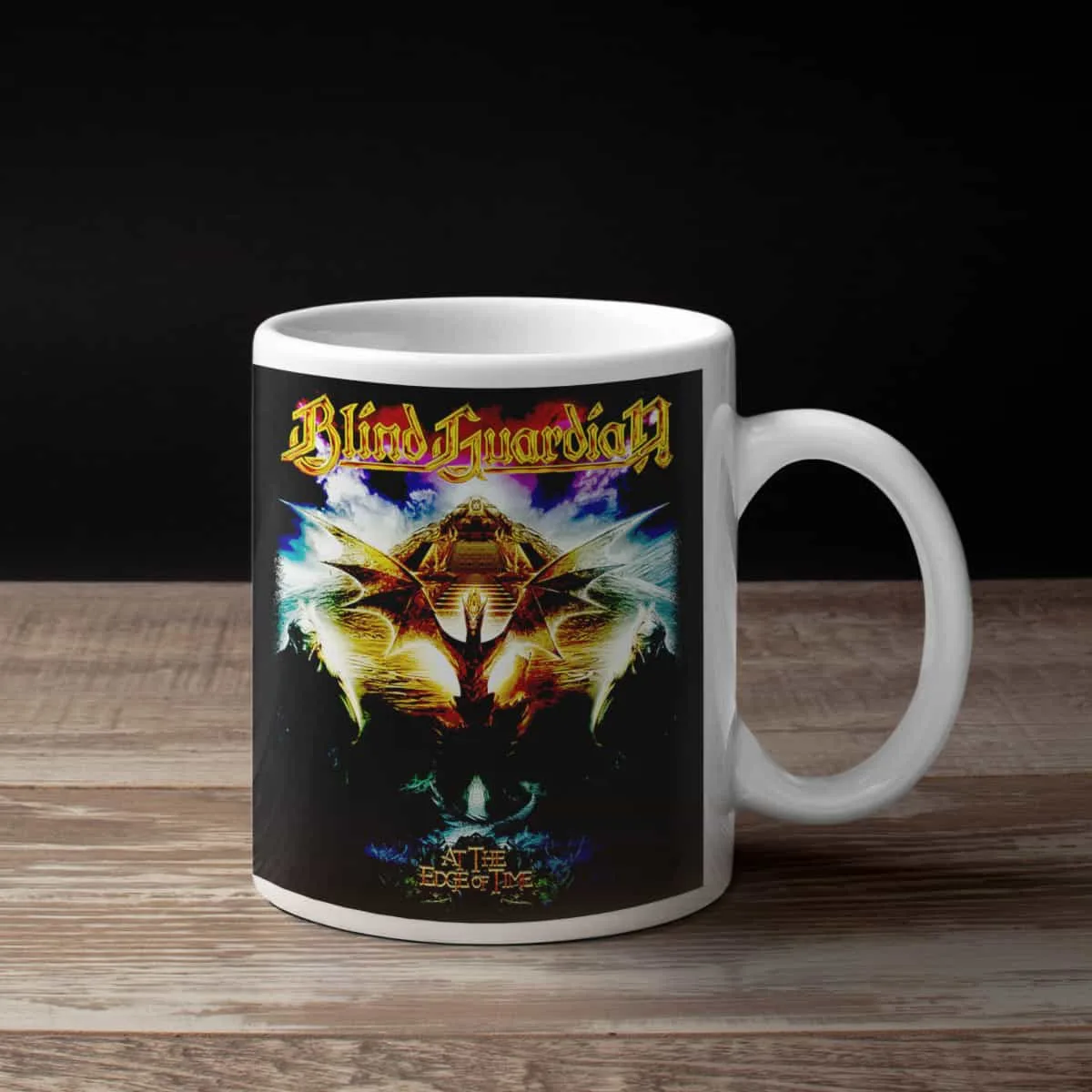 Blind Guardian Coffee Mug, Blind Guardian At The Edge Of Time Coffee Mug