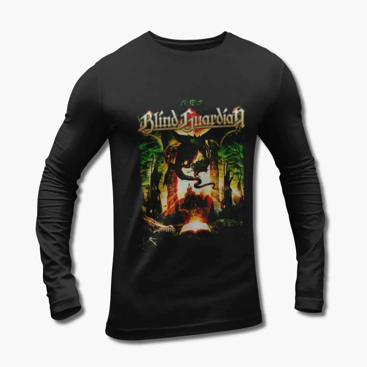 Blind Guardian Long Sleeve T-Shirt, Blind Guardian A Twist In The Myth Black Longsleeve T-Shirt, Power Metal Merchandise