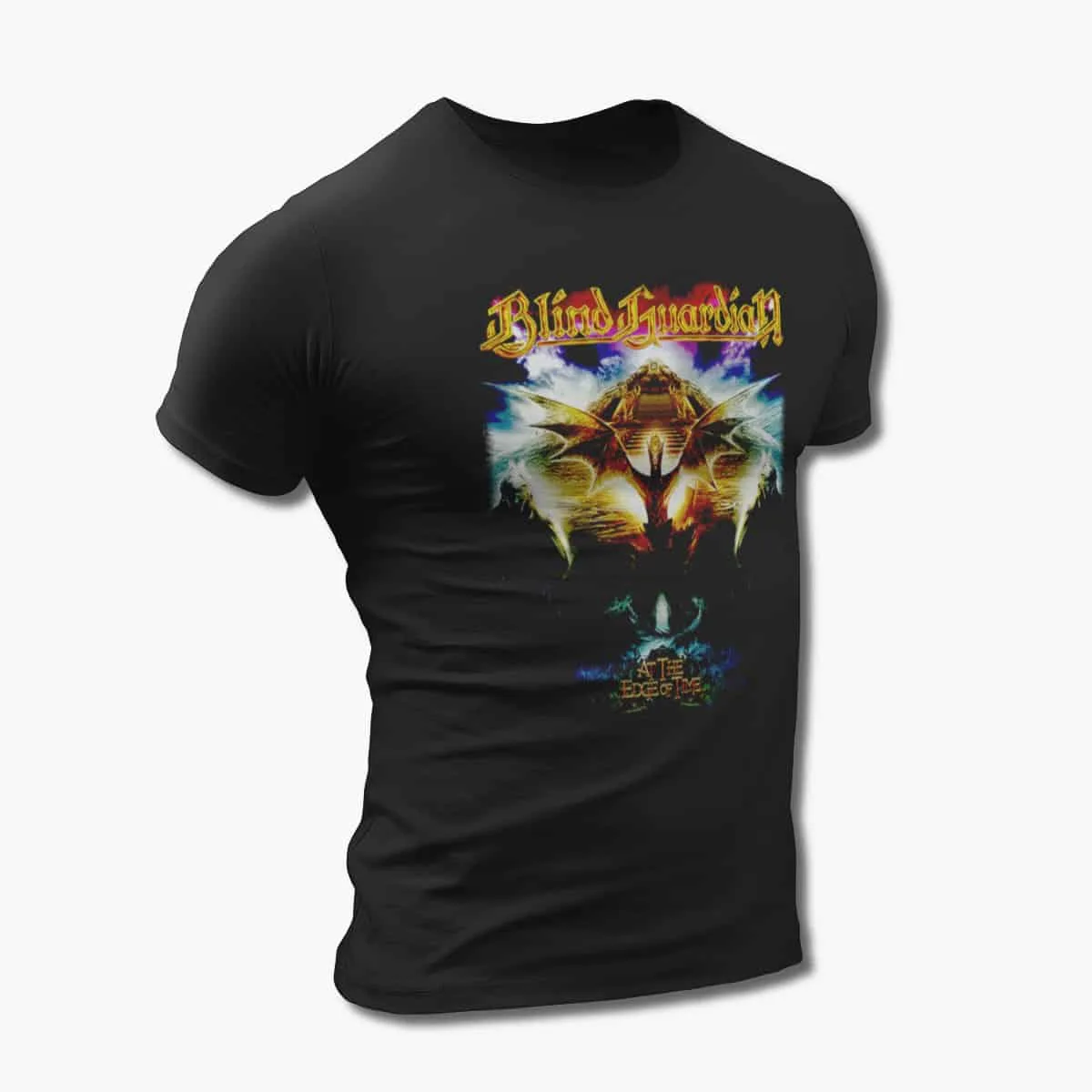 Blind Guardian T-Shirt, Blind Guardian At The Edge Of Time Black T-Shirt, Power Metal Merchandise