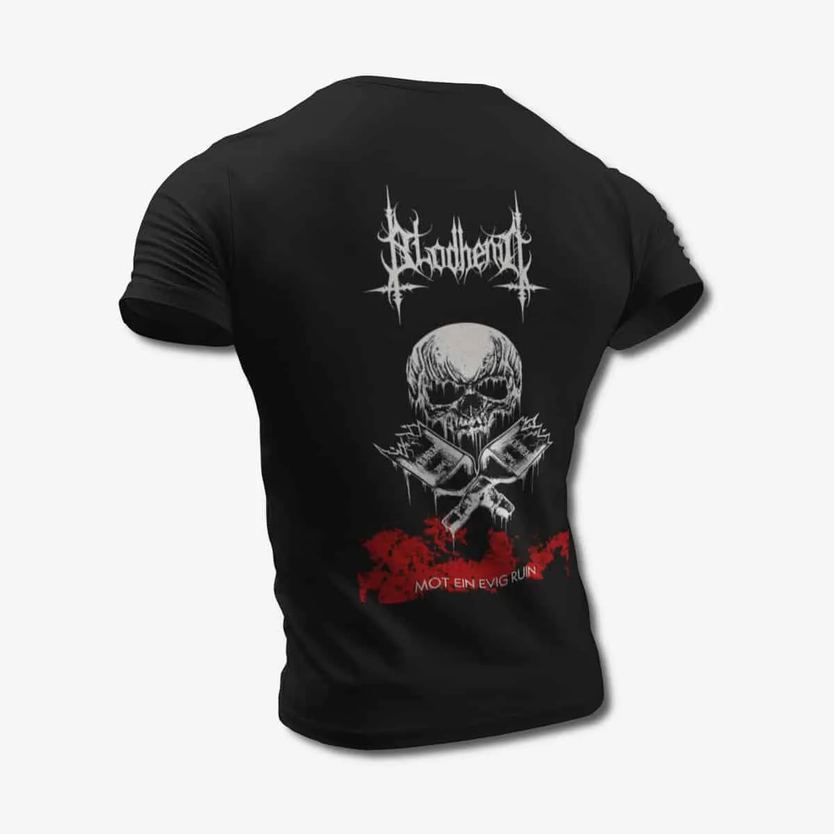 Blodhemn T-Shirt, Blodhemn Mot ein evig ruin Black T-Shirt, Black Metal Merchandise