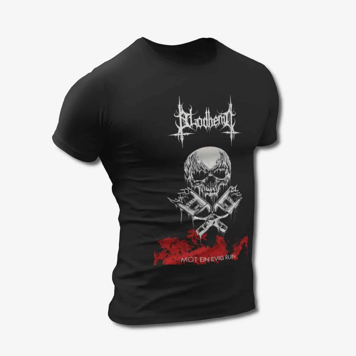 Blodhemn T-Shirt, Blodhemn Mot ein evig ruin Black T-Shirt, Black Metal Merchandise