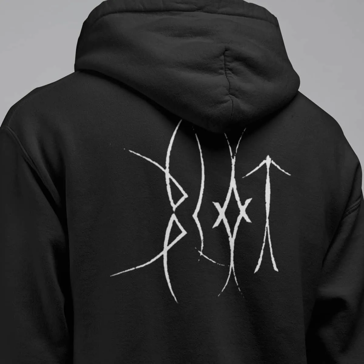 Blot Band Hoodie, Blot Logo Hooded Sweatshirt, Folk Metal, Black Metal Merch