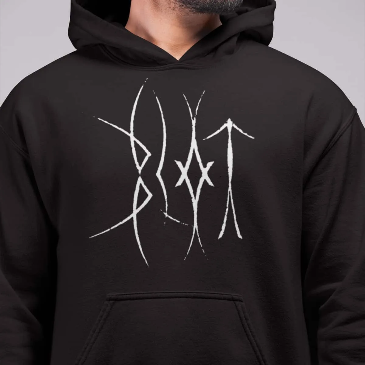 Blot Band Hoodie, Blot Logo Hooded Sweatshirt, Folk Metal, Black Metal Merch