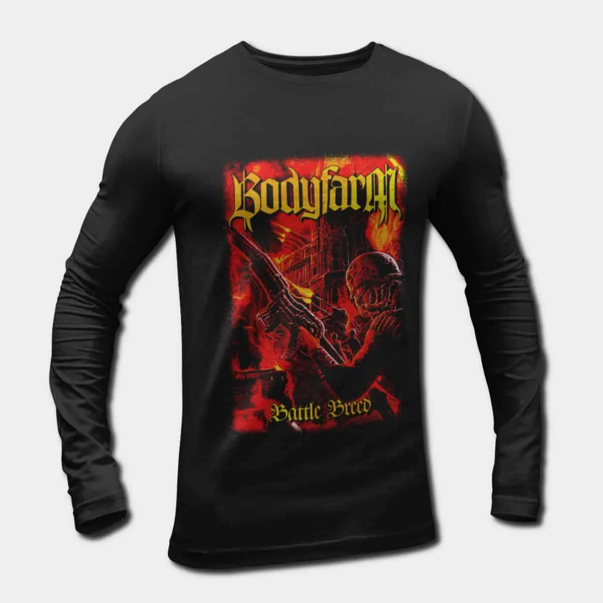 Bodyfarm Band Long Sleeve T-Shirt, Bodyfarm Storming Revolution Longsleeve Tee, Death Metal Merch