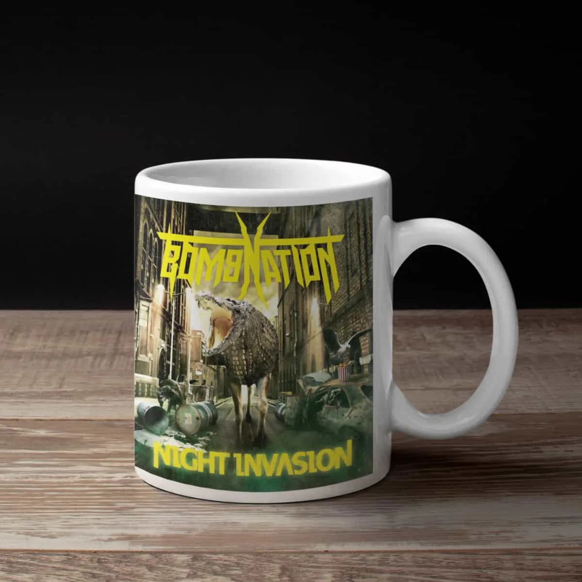 Bombnation Coffee Mug, Bombnation Night Invasion Coffee Mug