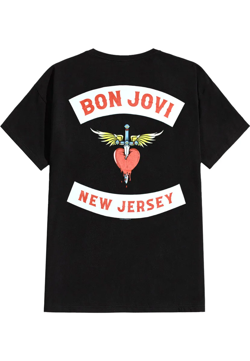 Bon Jovi New Jersey Dagger T-Shirt